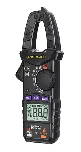 gráfico Amperímetro de pinza digital Ermenrich Ping MK10, imagen 1