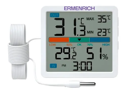 gráfico Termohigrómetro Ermenrich Report WR10, imagen 1