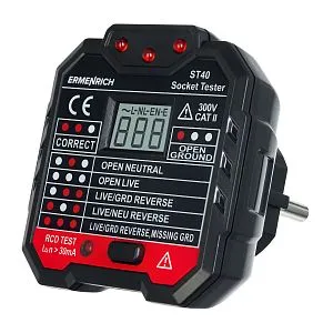 fotografía Comprobador de enchufes Ermenrich Zing ST40