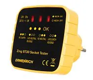 imagen Comprobador de enchufes Ermenrich Zing ST30