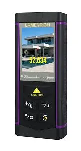 gráfico Medidor láser Ermenrich PRO LR200, con cámara