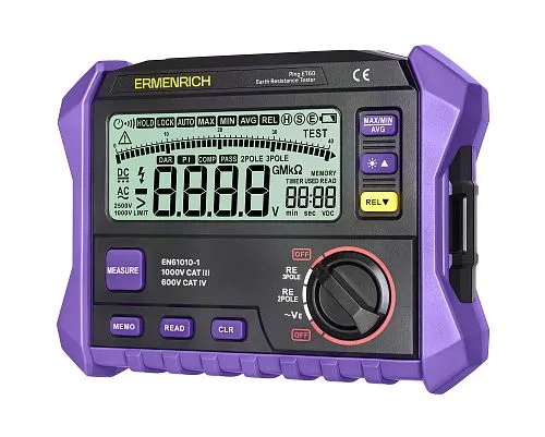 imagen Comprobador de resistencia de tierra Ermenrich Ping ET60, imagen 1