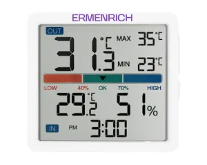 gráfico Termohigrómetro Ermenrich Report WR10
