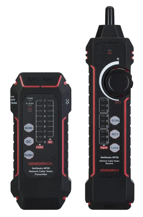 gráfico Comprobador de cables de red Ermenrich NetGeeks NP35, imagen 3