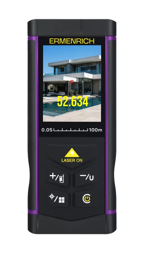 gráfico Medidor láser Ermenrich PRO LR100, con cámara, imagen 4