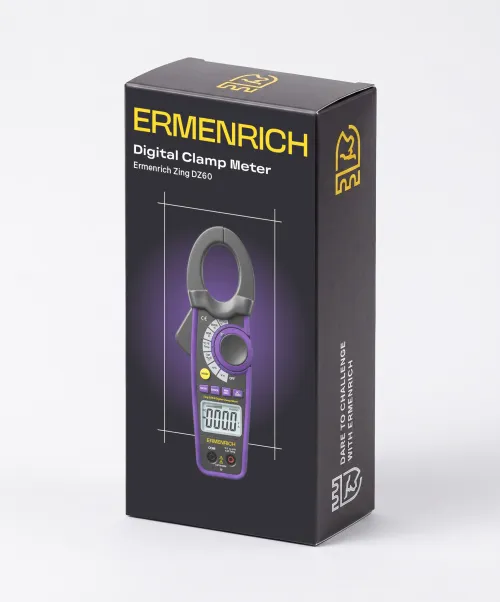 fotografía Amperímetro de pinza digital Ermenrich Zing DZ60, imagen 2