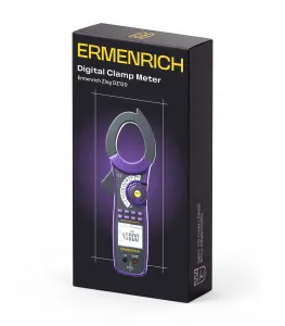 gráfico Amperímetro de pinza digital Ermenrich Zing DZ120