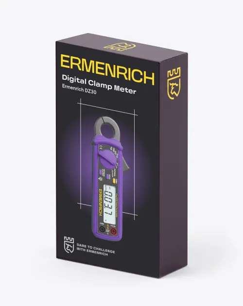 fotografía Amperímetro de pinza digital Ermenrich Zing DZ30, imagen 2