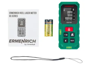 gráfico Medidor láser Ermenrich Reel PLUS GS100
