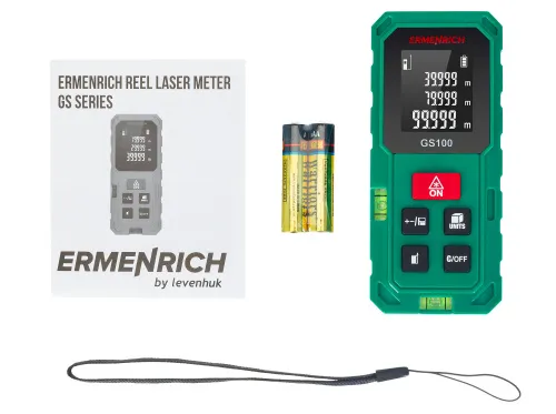 gráfico Medidor láser Ermenrich Reel PLUS GS100, imagen 2