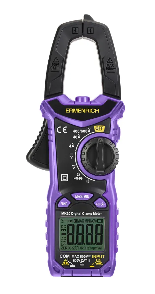 foto Amperímetro de pinza digital Ermenrich Ping MK20, imagen 3