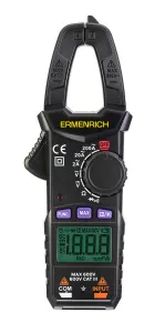 gráfico Amperímetro de pinza digital Ermenrich Ping MK10