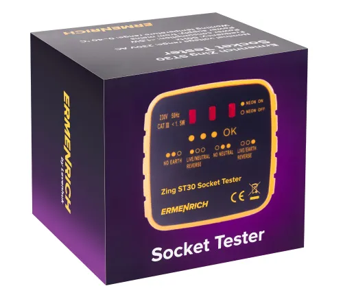 fotografía Comprobador de enchufes Ermenrich Zing ST30, imagen 5