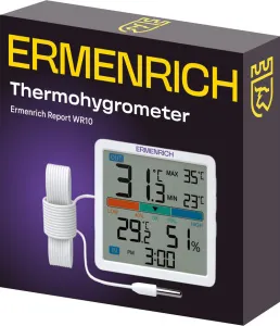 gráfico Termohigrómetro Ermenrich Report WR10