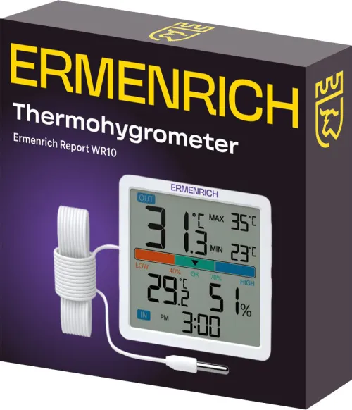gráfico Termohigrómetro Ermenrich Report WR10, imagen 2