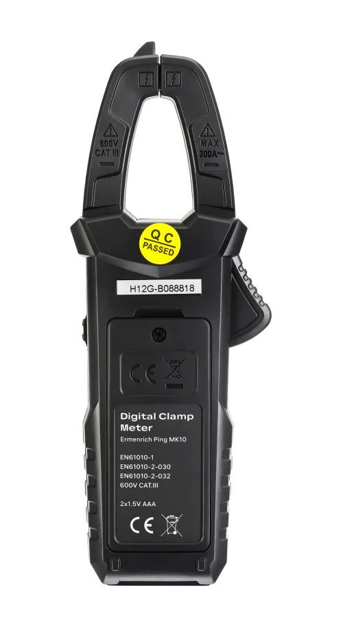 gráfico Amperímetro de pinza digital Ermenrich Ping MK10, imagen 6