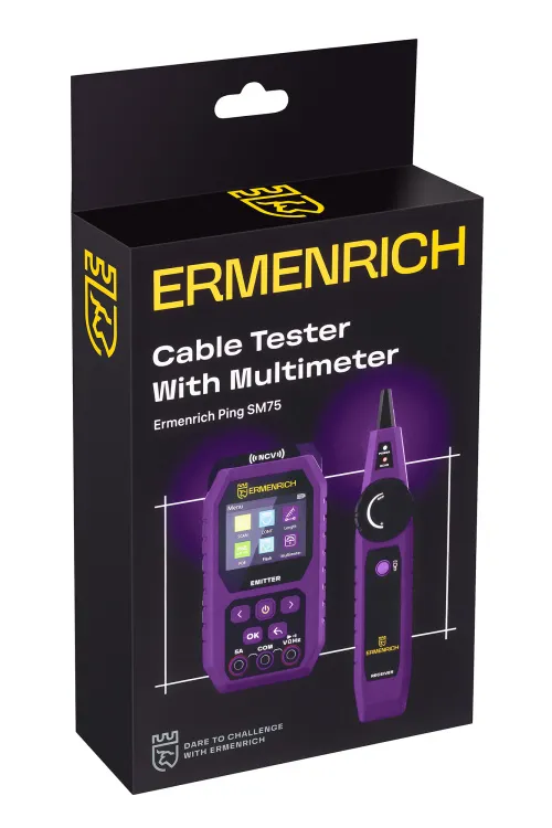 foto Comprobador de cables con multímetro Ermenrich Ping SM75, imagen 10