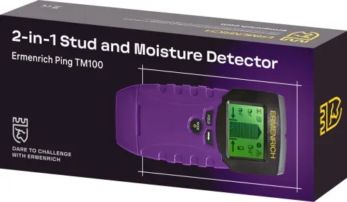 gráfico Detector de montantes y humedad 2 en 1 Ermenrich Ping TM100, imagen 2